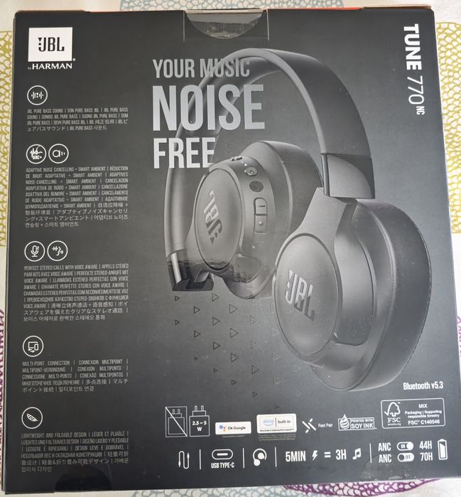 JBL Tune 770NC – Novo Selado