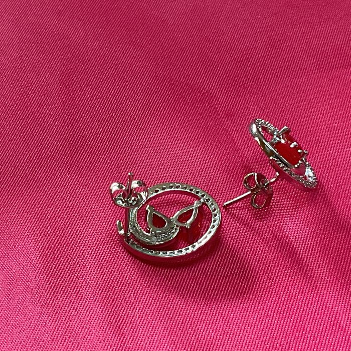 Brincos prata 925 medida de 1,9 cm