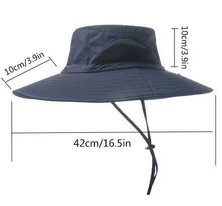 Wodoodporny kapelusz typu Bucket.