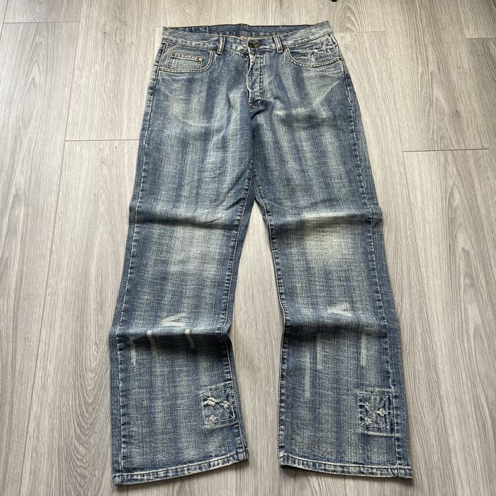 Джинсы archive faded flared bootcut y2k hedi Indie sleaze jaded