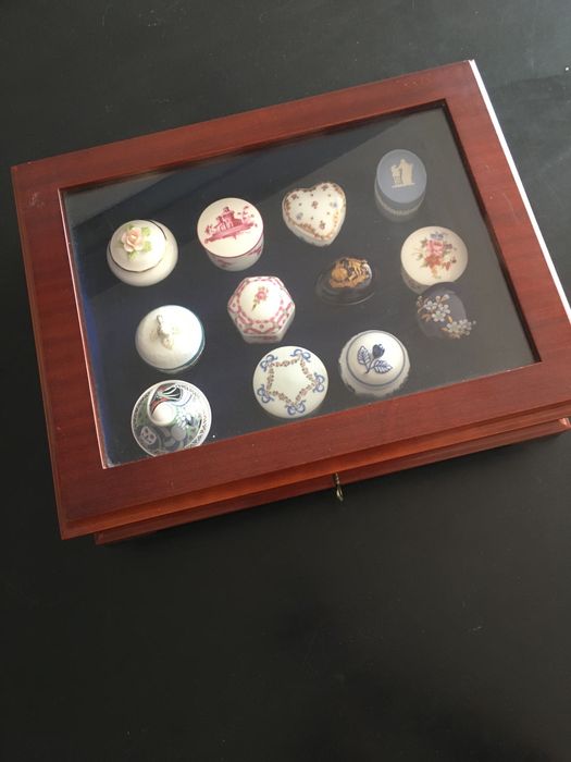 Conjunto caixas porcelana