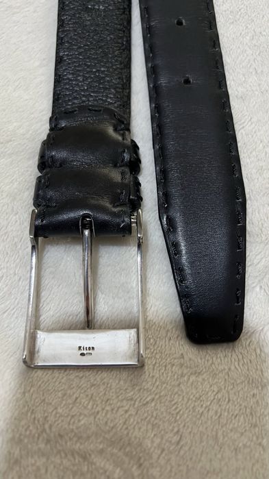 Kiton Napoli мужской кожаный ремень