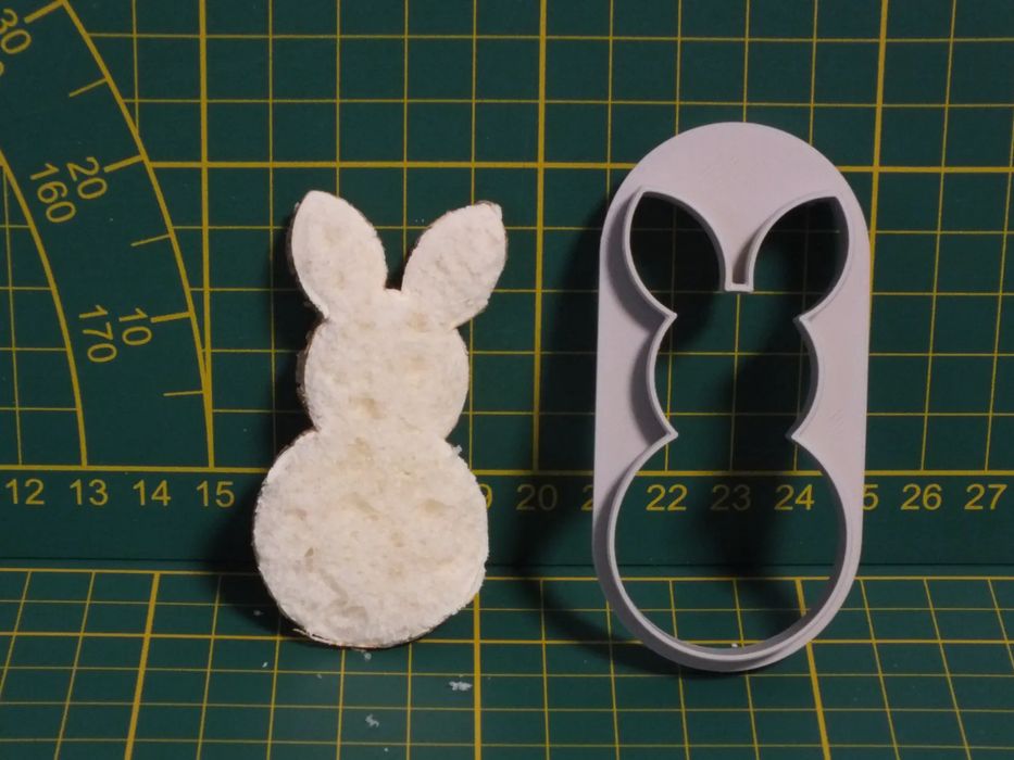 Cortador de Bolachas Coelhinho da Páscoa (66x34mm)