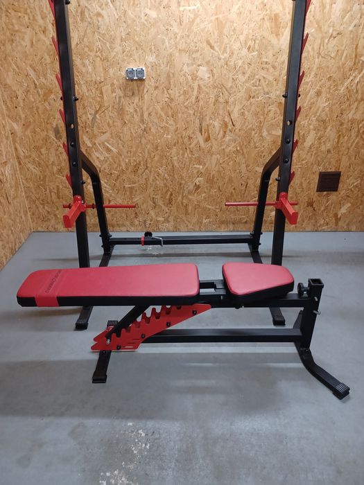 Ławka stojak wielopoziomowe z asekuracją Marbo siłownia