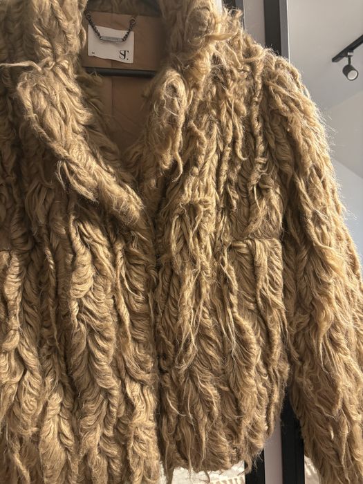 Supertrash ORSON Krótki płaszcz biscuit, rozmiar 34, sold out!