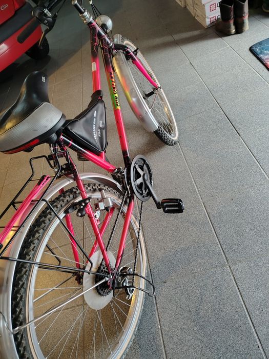 Bicicleta menina cor de rosa