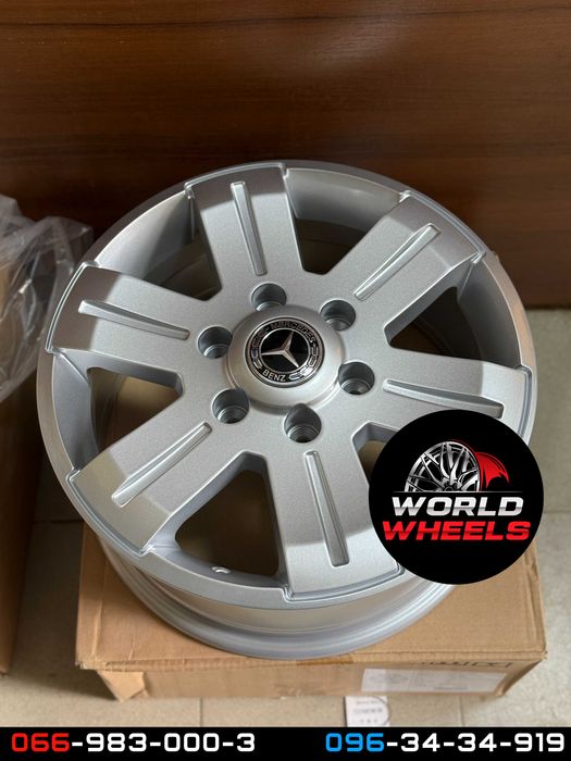 Диски R16 6x130 Mercedes Sprinter Volkswagen Crafter 1400кг усиленные
