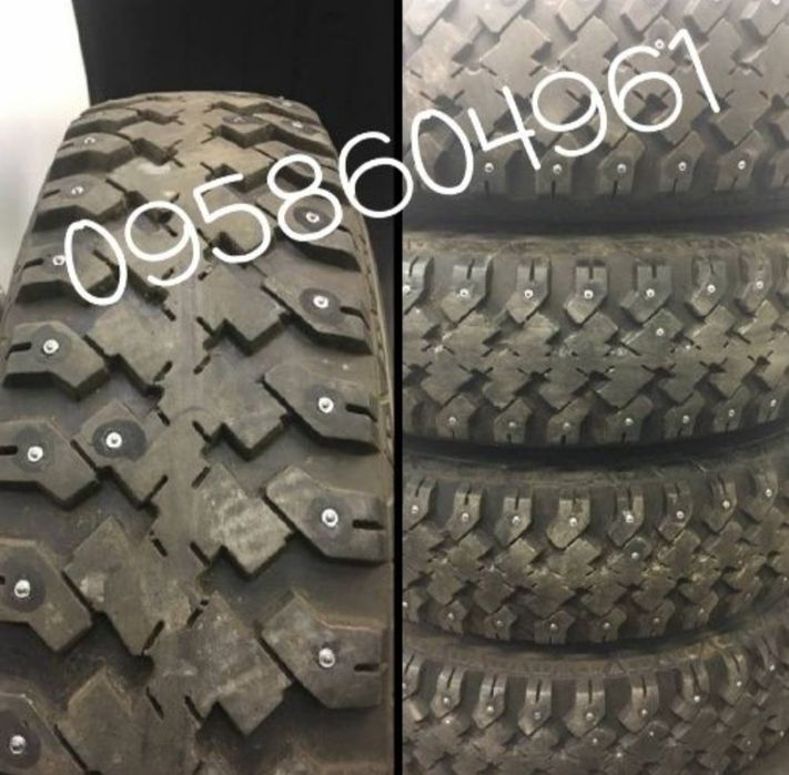 Шипування нових та б/в шин. Шиномонтаж