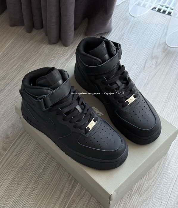 36-45 Nike Air Force 1 Mid '07 Black (NEW IN BOX)