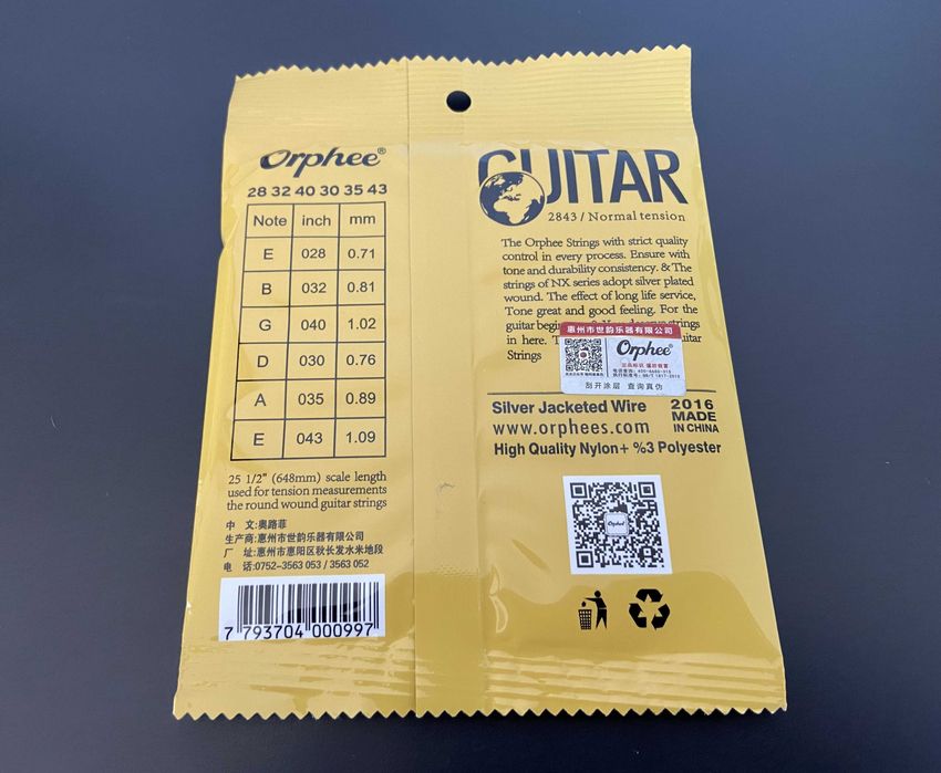 Conjunto de cordas Guitarra Viola Clássica64309880501379121