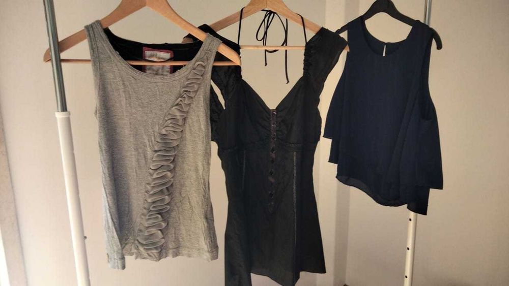 Lote 3 tops/blusas S