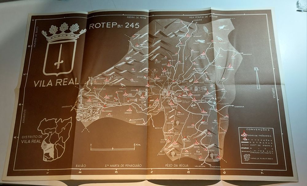 Vila Real - Roteiro ROTEP | Incluí Mapa Desdobrável