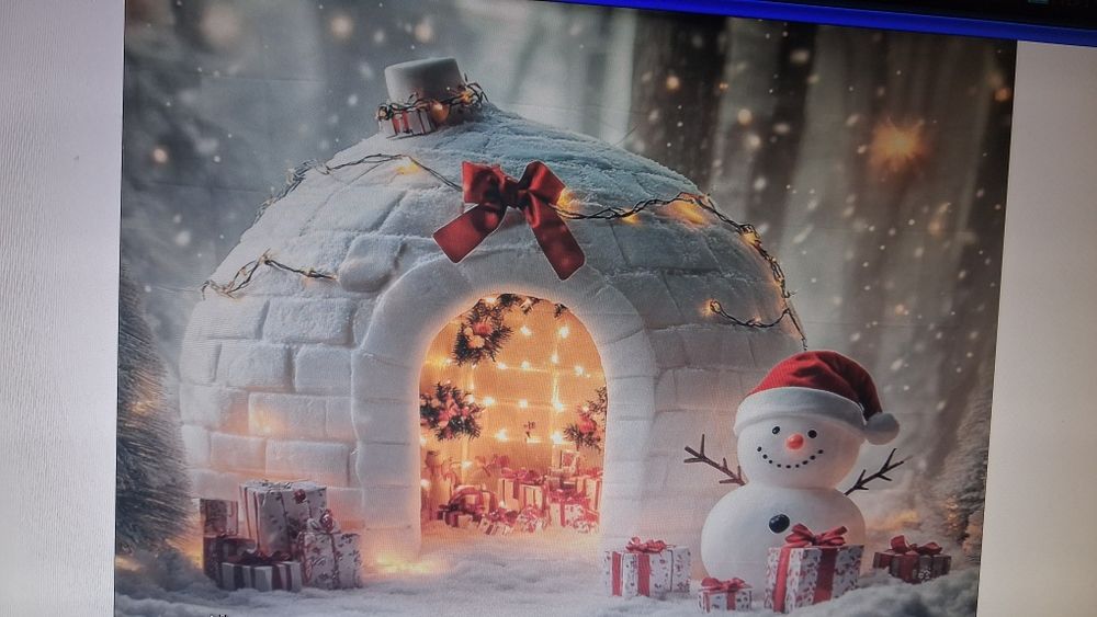 Cenários  de natal para fotos