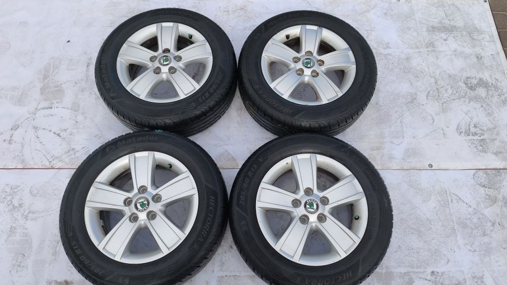 Alufelgi skoda 15' 5x100 205/60/15