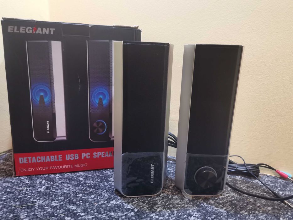 Głośniki stereo ELEGIANT SR400 10W 3,5mm AUX