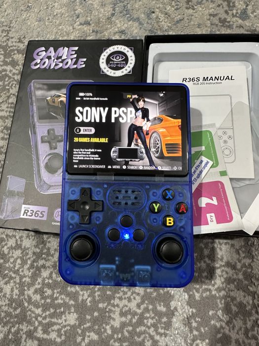 Nowa konsola do gier retro R36S Linux 128 GB Nintendo PSX PSP Gameboy