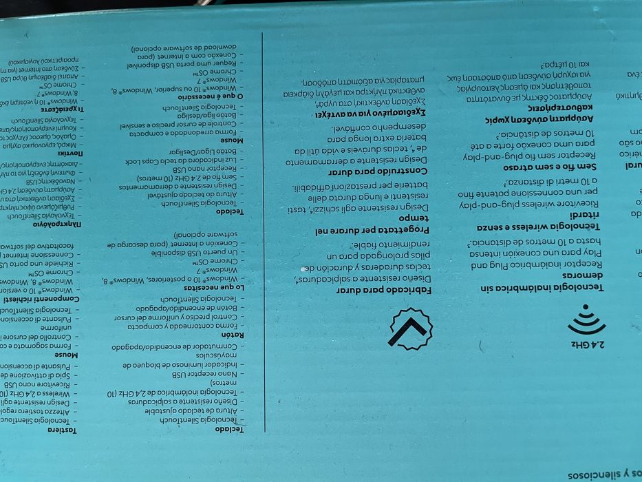 Teclado  E Rato Wireless Novo A Estrear Na Caixa Logitech