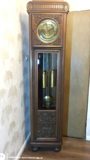 Zegar Stojący KIENZLE ok. 1920r - bogato  rzeźbiony