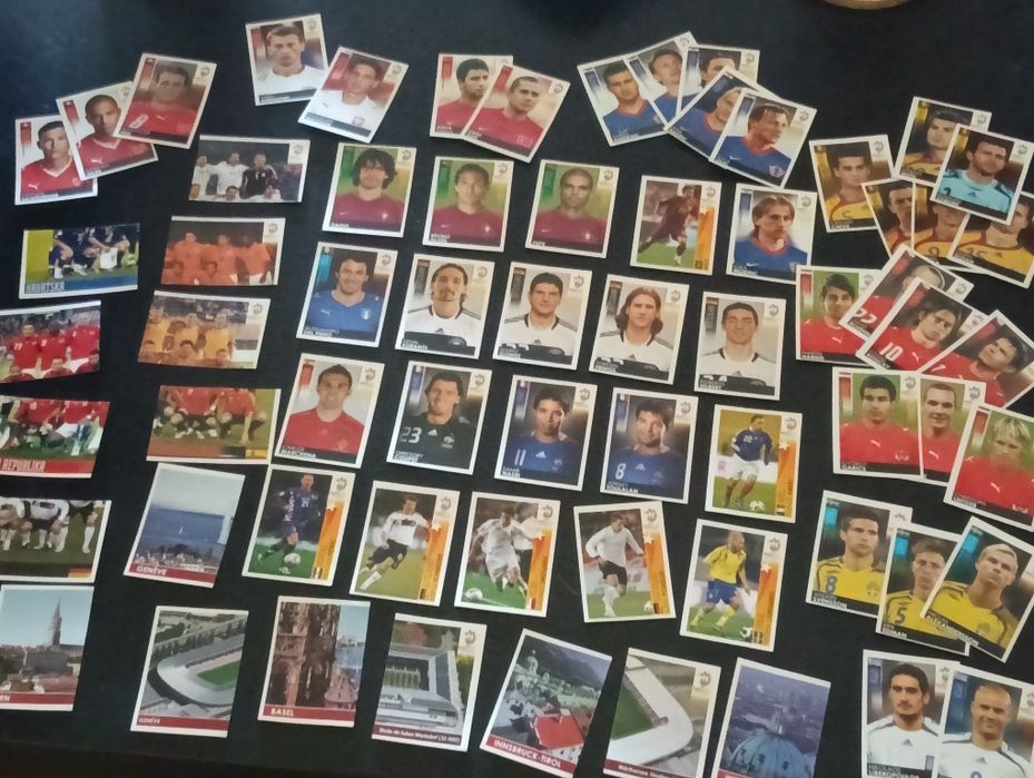 Lote de 66 cromos do Euro 2008,inclui Rookie Modric