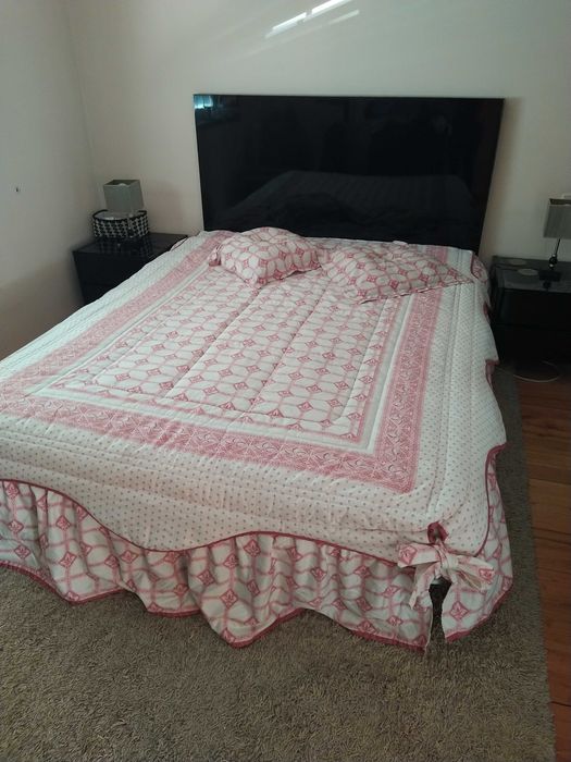 Colcha com aquecimento fino