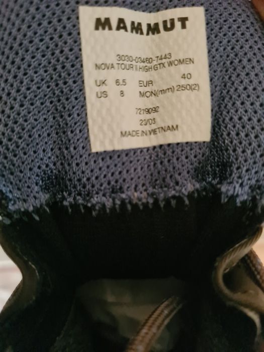Mammut damskie buty trekkingowe NOVA TOUR II HIGH GTX r40 (24 cm)