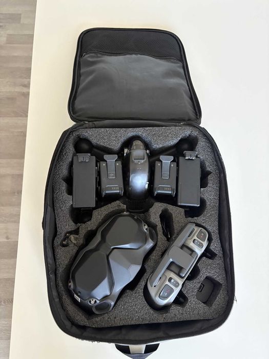 DJI FPV com muitos acessórios