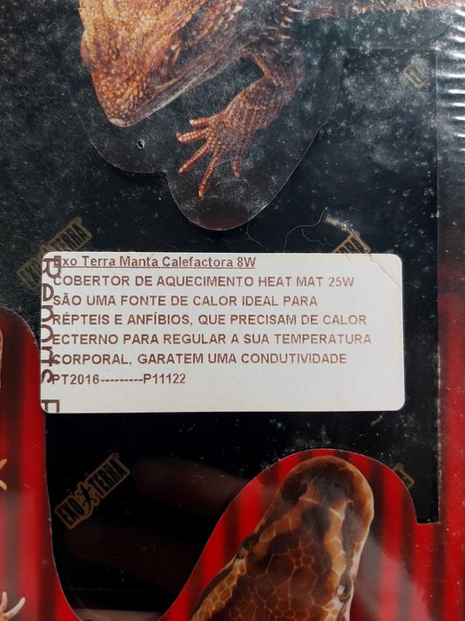 Tapete de aquecimento para terrário/aquário