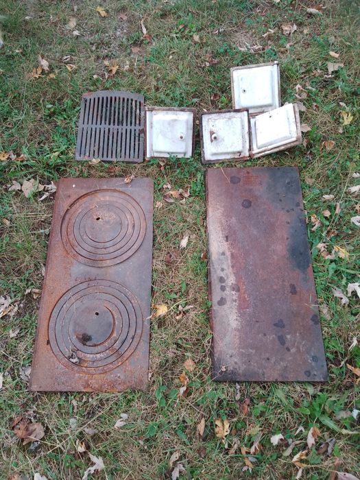 Płyta żeliwna jak nowa i inne części