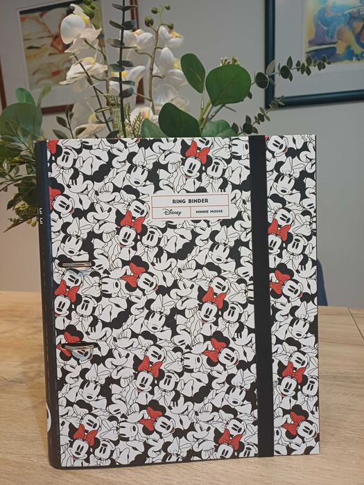 Dossier / Pasta de Argolas Disney - Minnie Mouse (Rocks the Dots) - NOVO