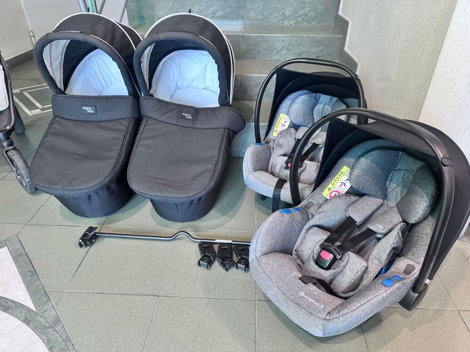 Wózek bliźniaczy 3w1 KOMIS