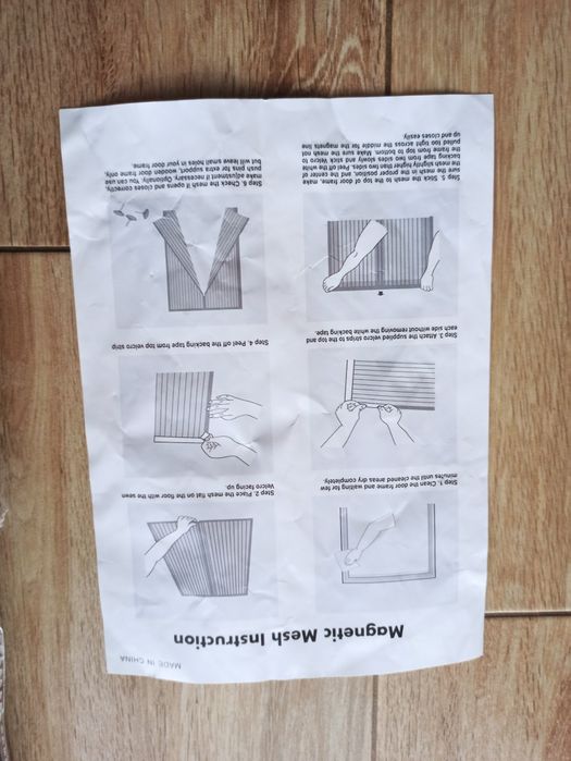 Magnetyczna Siatka Moskitiera 105-210