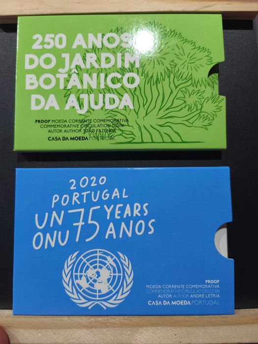 lote moedas 2€ proof portugal