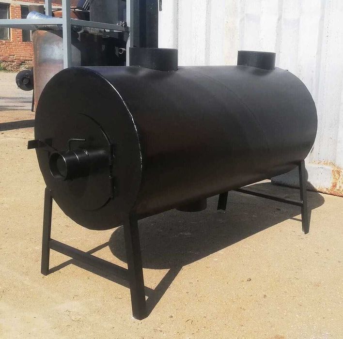 440 м3! 5мм! Обдув! Теплогенератор Печь Буржуйка Булерьян Піч Булер'ян