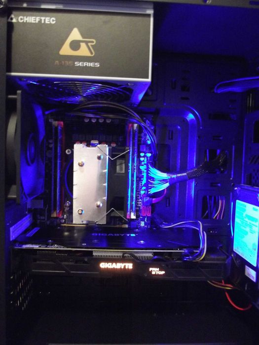 Игровой компьютер: 6-ти ядерный/16Gb/128Gb+500Gb/GTX 1060 Gaming G1