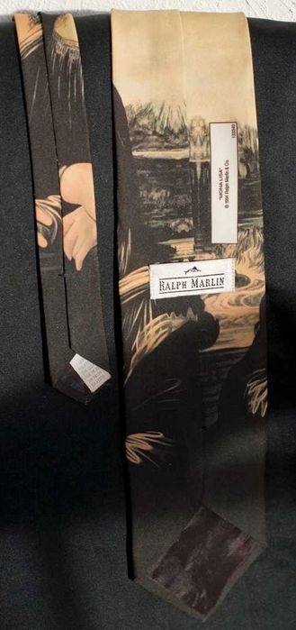 Kolekcjonerski krawat: 1984 Ralph Marlin & Co. "MONA LISA"