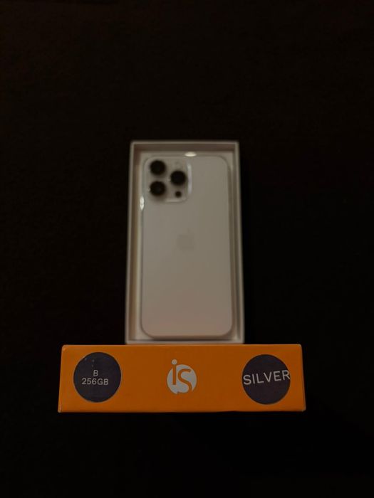 iPhone 14 Pro Max 256GB Silver – Com Fatura e Garantia iServices até 2028.
