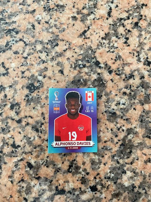 Carta Mundial Futebol 2022 Alphonso Davies