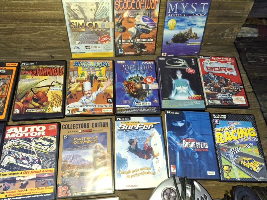 Jogos PC DVD e comandos