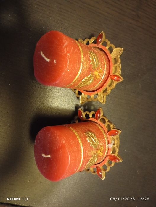 Velas natalícias decorativas