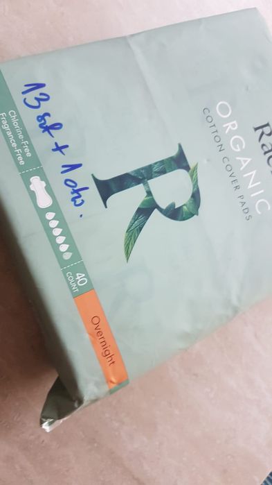 Podpaski z bawełny organicznej
