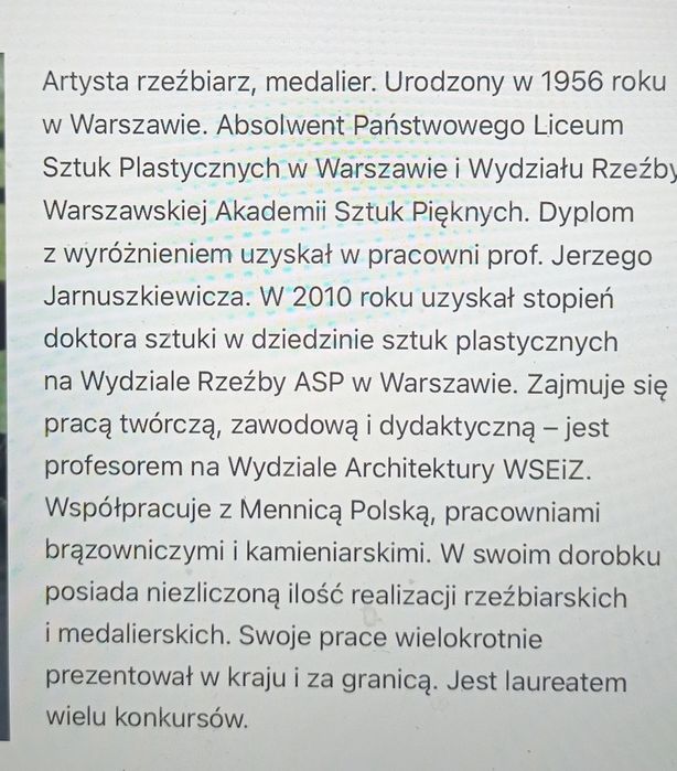 Medal projektu Tadeusza Tchórzewskiego - M. Kolbe