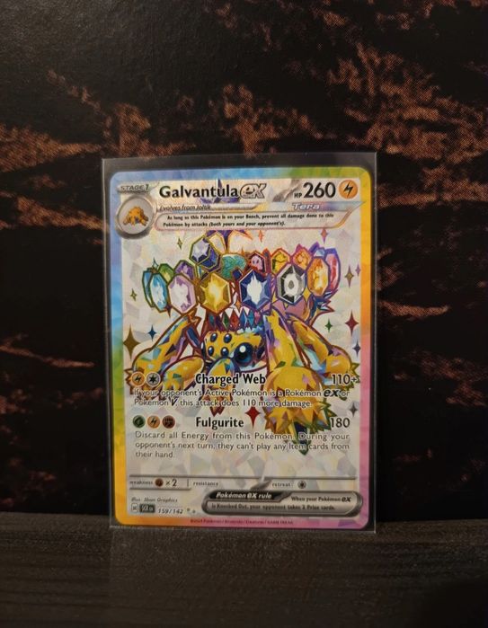 Karta Pokemon TCG Galvantula Ex 159 / 142 Stellar Crown
