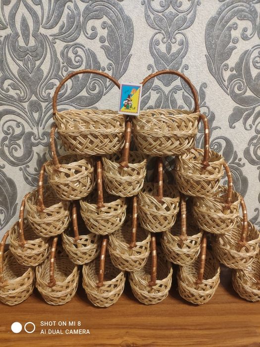 Кошики маленькі дитячі з лози! Ручна робота. Гурт та  Роздріб!