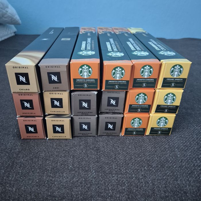 Kapsułki kawy nespresso i starbucks