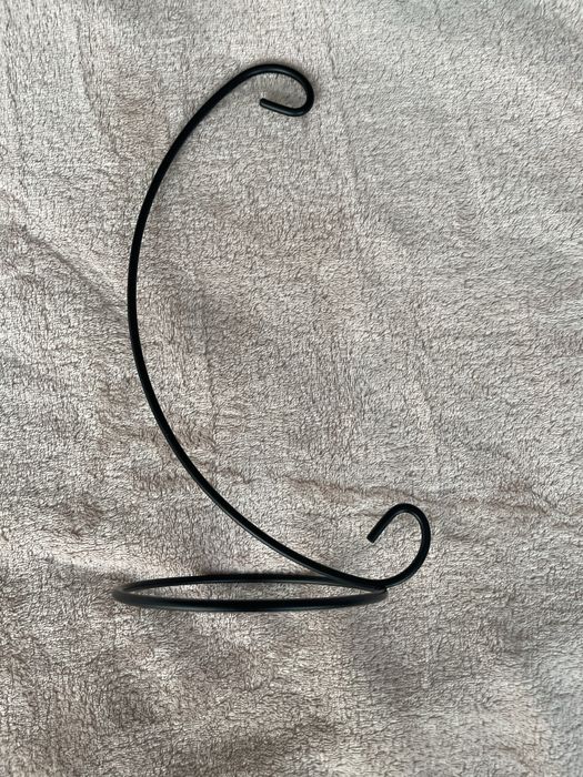 Żelazny wiszący stojak na rośliny, 23 cm