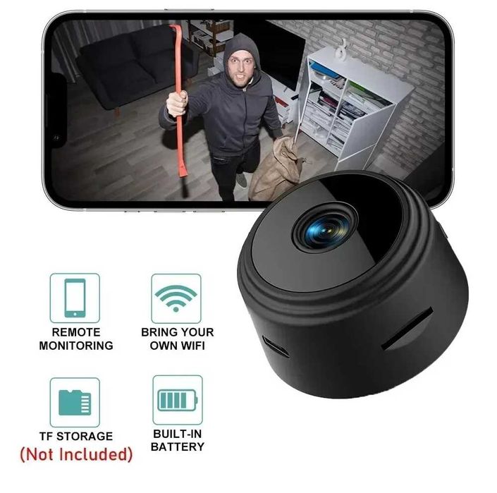 Mini Camera oculta WiFi HD 1080p