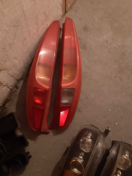 reflektory punto 2 przedlift i lampy tylne