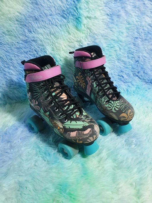 Wrotki rolki ciekawy wzór rozmiar 38