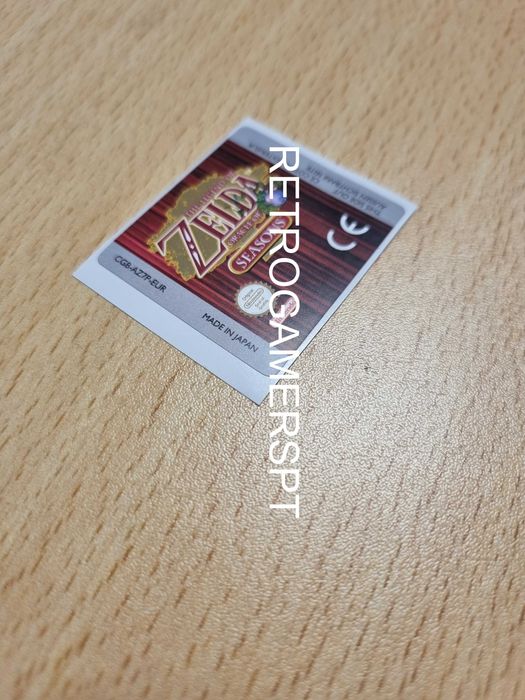 Label de reposição Zelda Oracle of Seasons
