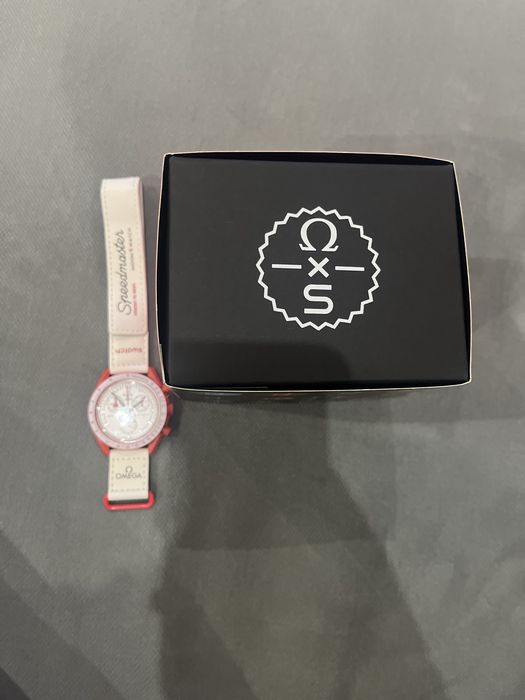 Relógio swatch x omega Mission to mars